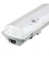 Pantalla estanca vacía para dos tubos LED 120cm IP65