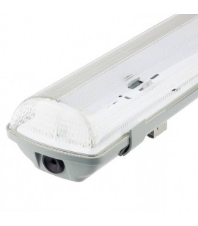 Pantalla estanca vacía para dos tubos LED 120cm IP65