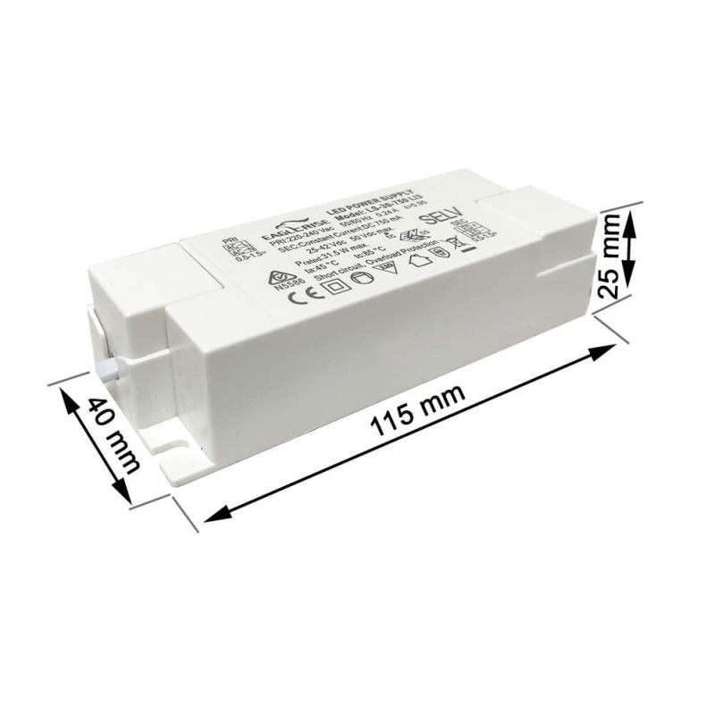 Driver para luminarias LED de hasta 30W 750mA
