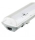 Pantalla estanca vacía para dos tubos LED 150cm IP65