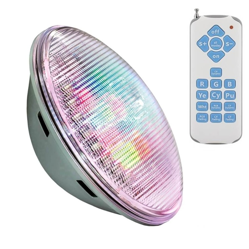 Bombilla LED RGB PAR56 45W 12VAC para piscinas G53 IP68