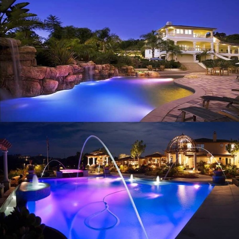 Bombilla LED RGB PAR56 45W 12VAC para piscinas G53 IP68