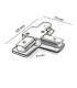 Conector unión T para carril monofásico Premium LED - 4