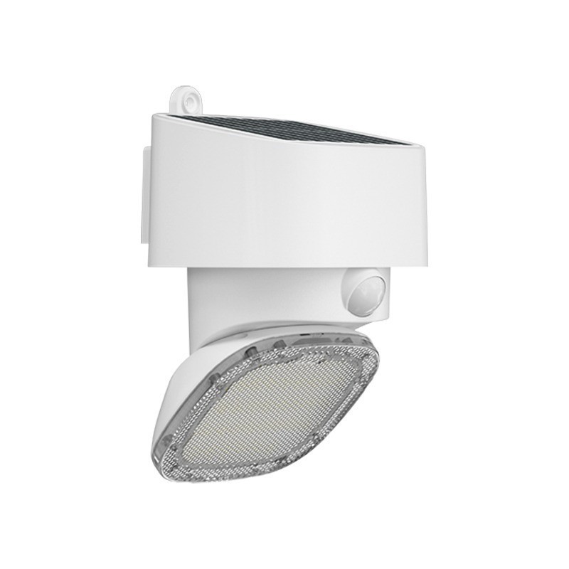 Aplique de pared solar LED WALLY 20W 2200Lm IP65 con sensor crepuscular y movimiento