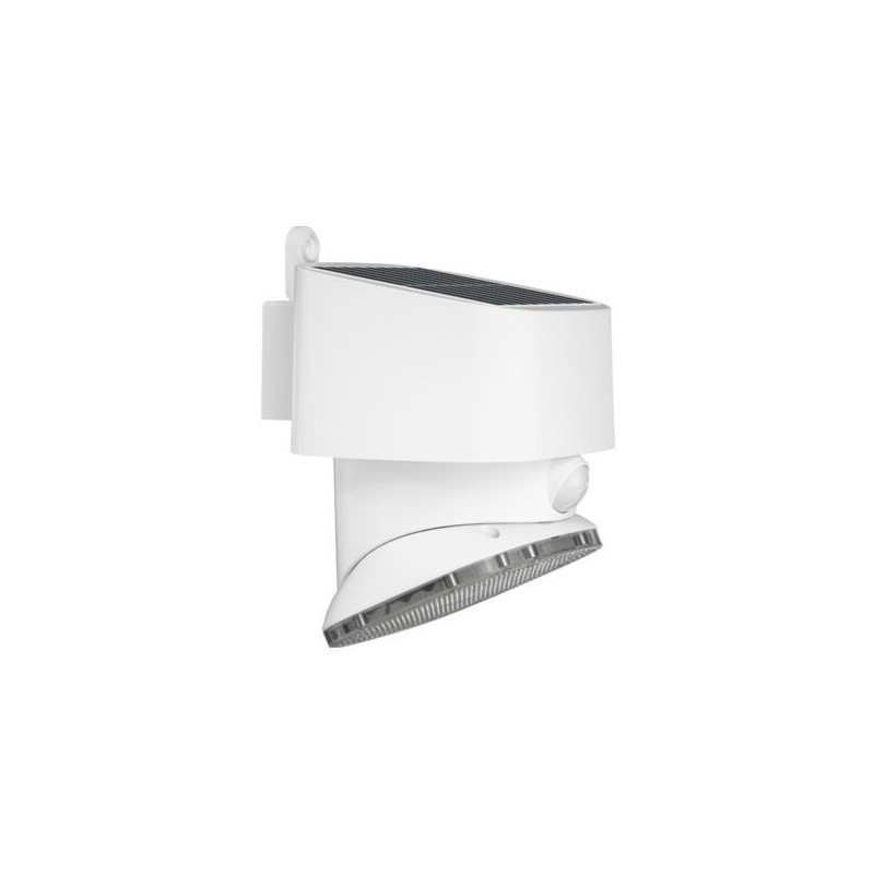 Aplique de pared solar LED WALLY 20W 2200Lm IP65 con sensor crepuscular y movimiento