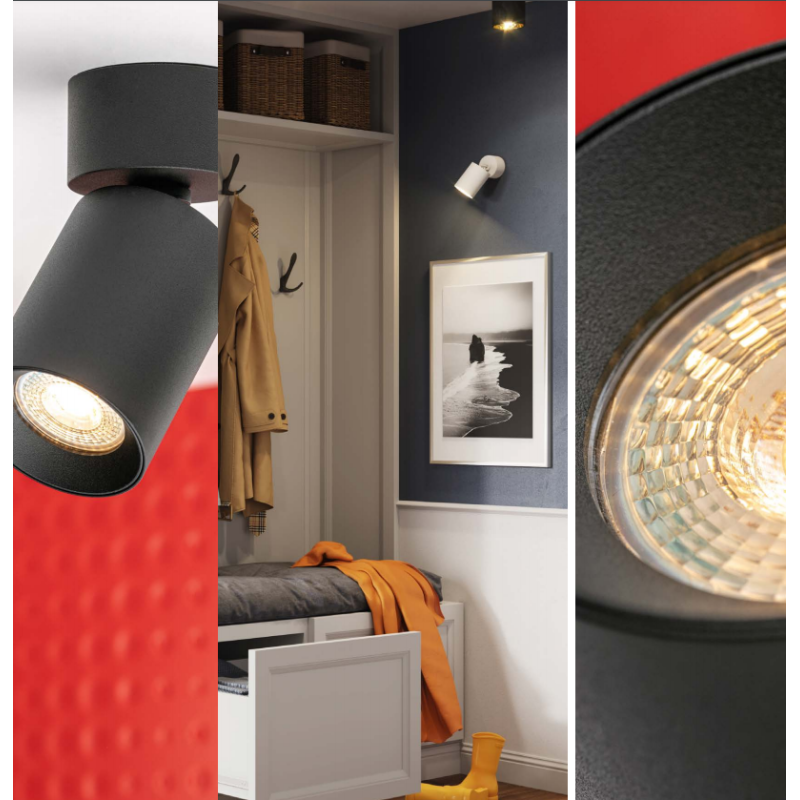 Aplique de techo o pared FARGO para bombilla GU10