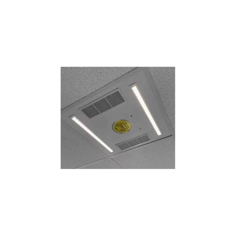 Panel LED 30W 60x60cm con purificador de aire HEPA13 + UV-C Philips germicida
