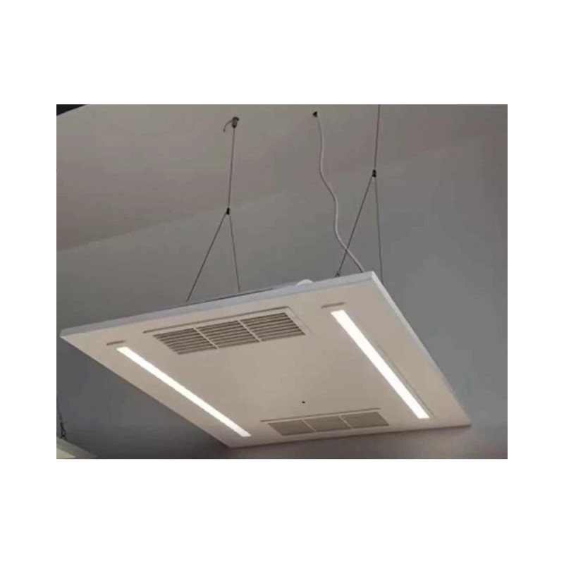 Panel LED 30W 60x60cm con purificador de aire HEPA13 + UV-C Philips germicida