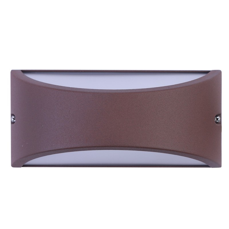 Aplique exterior BERLIN IP54 E27 Up & Down Color Marrón Óxido