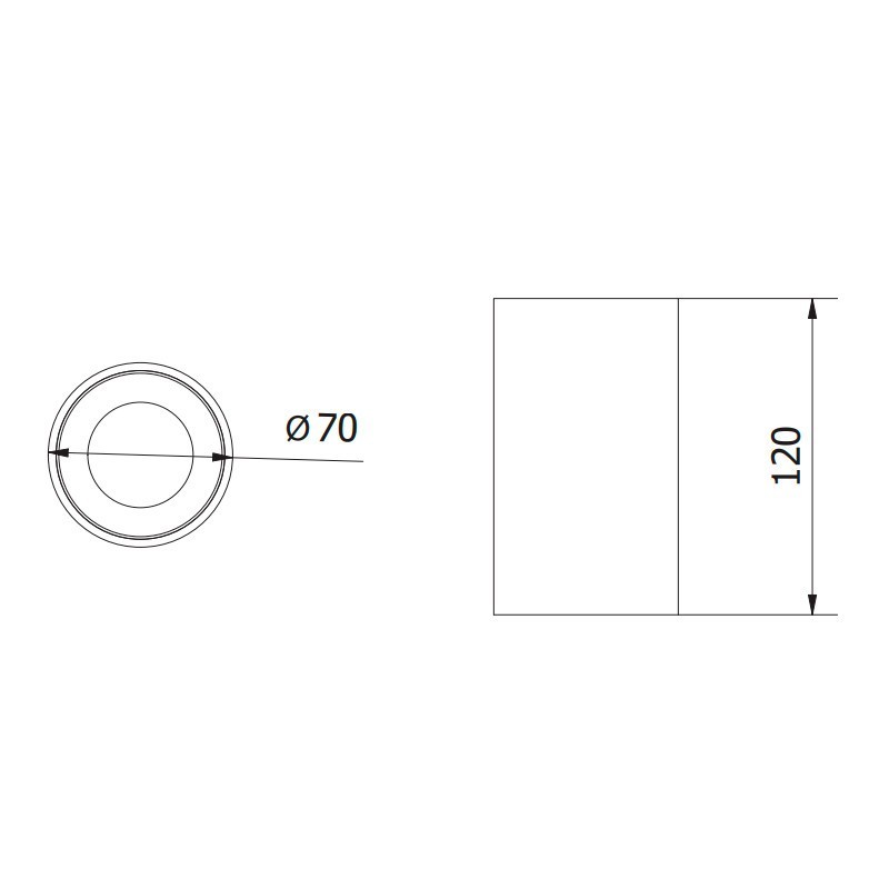 Aplique de techo LED PRIME 10W 1000Lm