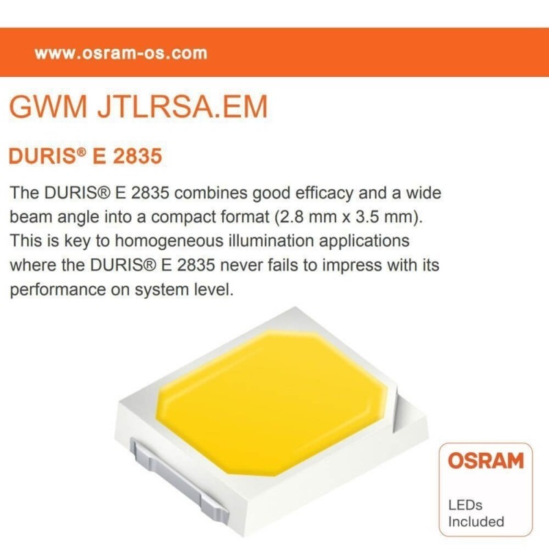Lampadina LED E27 12W chip OSRAM A60 180º 1200Lm