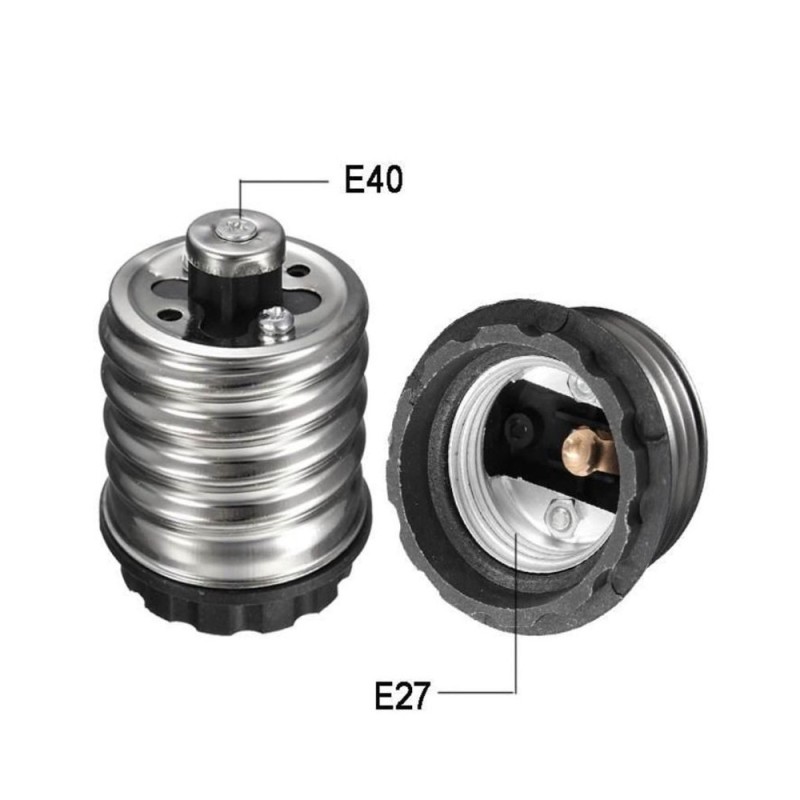 Adaptateur de douille E40 vers E27