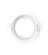 Aro downlight Redondo Basculante Blanco para bombilla LED GU10/MR16