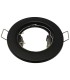Pack 2 pcs - Fixed Round Black Recessed Downlight GU10 Ring for LED Bulb GU10/MR16
