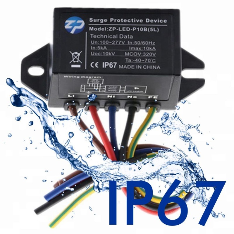 Protector Sobretensiones Transitorias de hasta 10KV