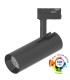 DESCATALOGADO // Foco LED carril monofásico 30W chip BridgeLUX negro 3600Lm