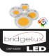 DESCATALOGADO // Foco LED carril monofásico 30W chip BridgeLUX negro 3600Lm