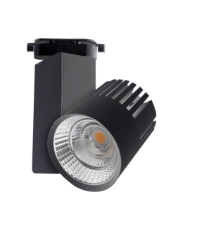 Foco proyector LED carril monofásico 40W BRIDGELUX CRI +90 100º