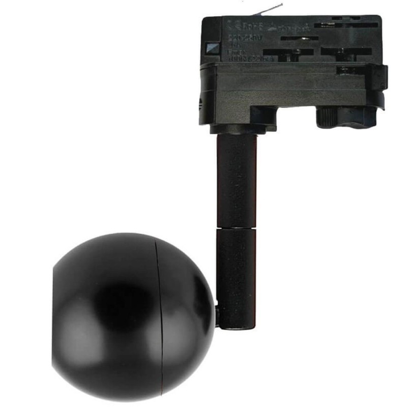 Faretto LED 10W binario trifase nero opaco CRI+93 24º 1000Lm