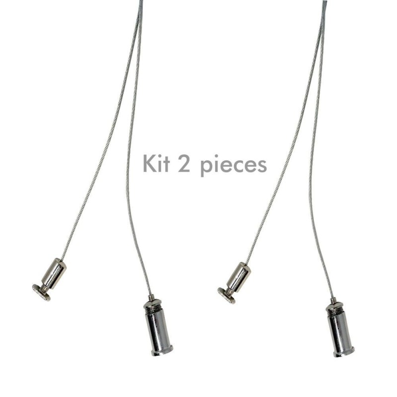 Kit sospensione per binario monofase - 1 metro