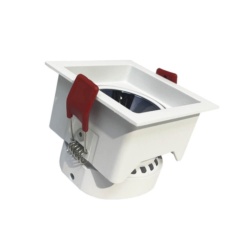 Foco empotrable LED V2.0 cuadrado 5 a 12W CCT Seleccionable UGR11 1200Lm