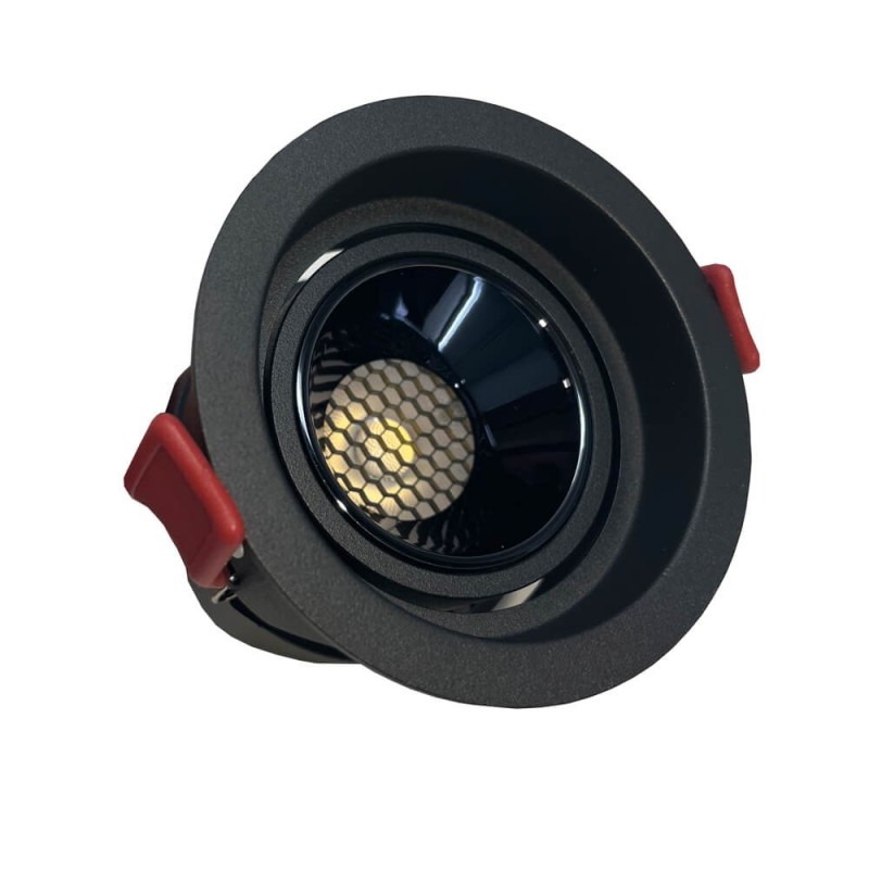 Foco empotrable LED 5 a 12W Negro CCT Seleccionable UGR11 1200Lm