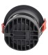 5 to 12W Black Recessed Selectable CCT LED Spotlight 40º UGR11 1200Lm