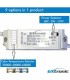 Spot encastrable LED carré Blanc 5 à 12W CCT Sélectionnable UGR11 1200Lm