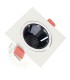 5 to 12W Square White Recessed Selectable CCT LED Spotlight 40º UGR11 1200Lm