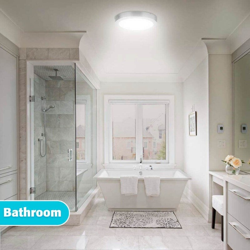 15W Selectable CCT Nickel Surface LED Ceiling Light OSRAM chip 1650Lm