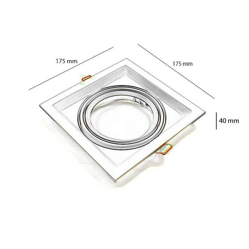 Marco BLANCO orientable para AR111 Premium LED - 3