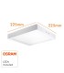 Plafoniera LED da superficie 20W quadrato bianco chip OSRAM 2200Lm