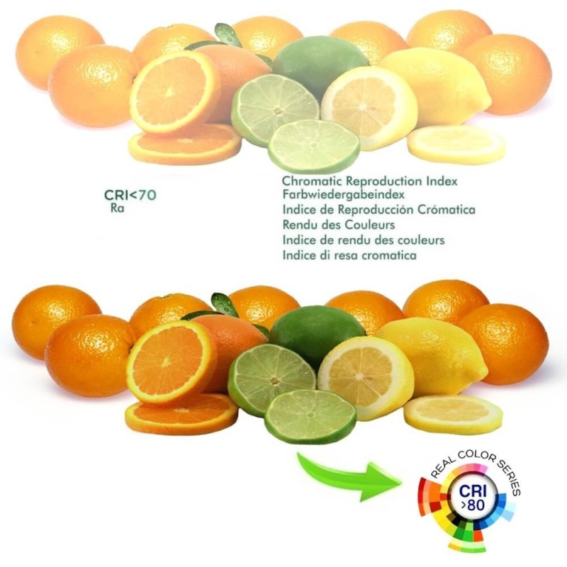 Plafoniera LED da superficie 20W quadrato bianco chip OSRAM 2200Lm