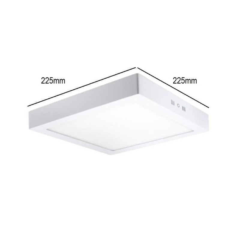 20W Square Surface LED Ceiling Light OSRAM Chip 2200Lm
