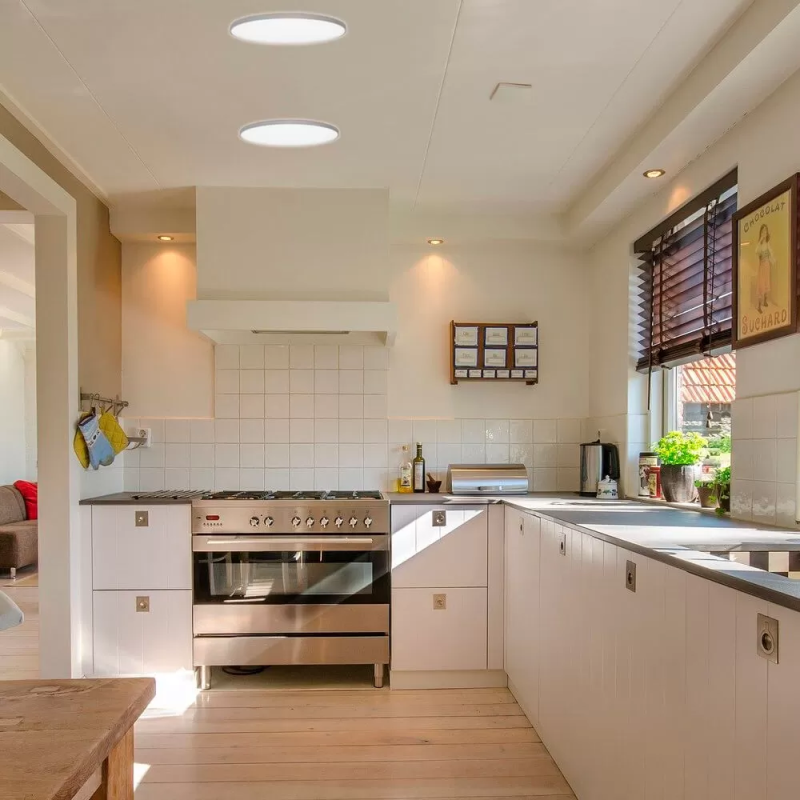 Plafón LED superficie slim 24W Gris chip OSRAM 2640Lm IP44