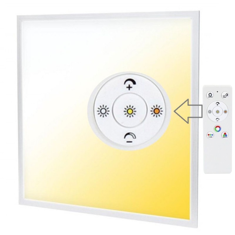 Panneau LED SMART WIFI RGB+CCT 60x60cm 40W 4000Lm