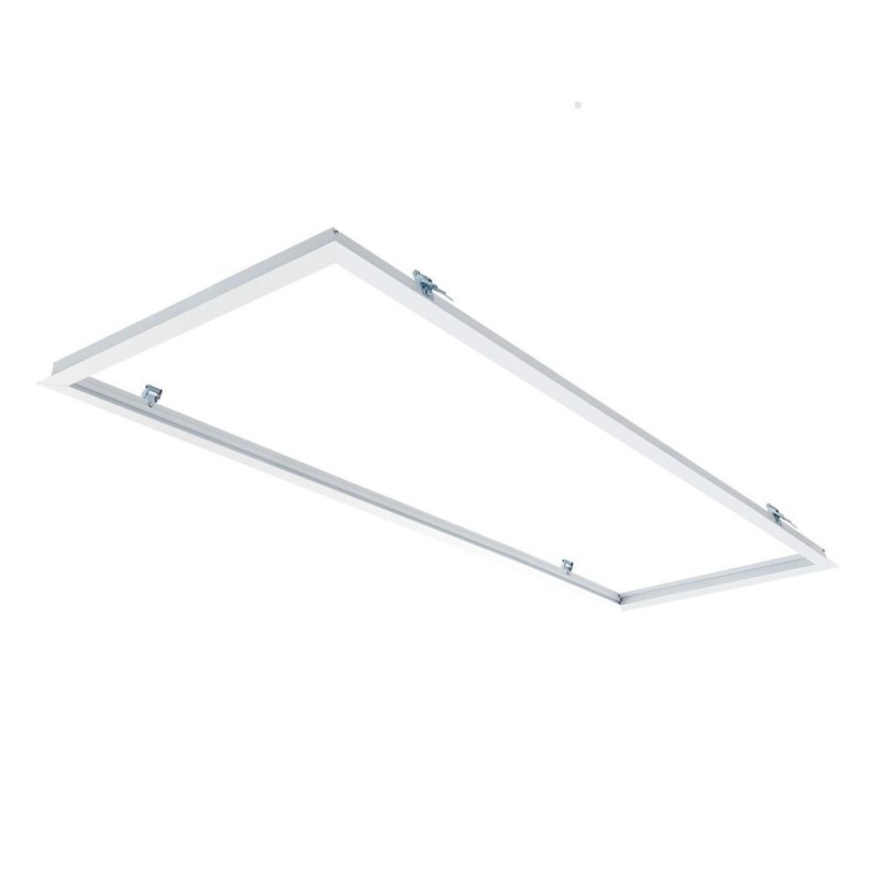 30x120cm recessed frame for LED panel in plasterboard