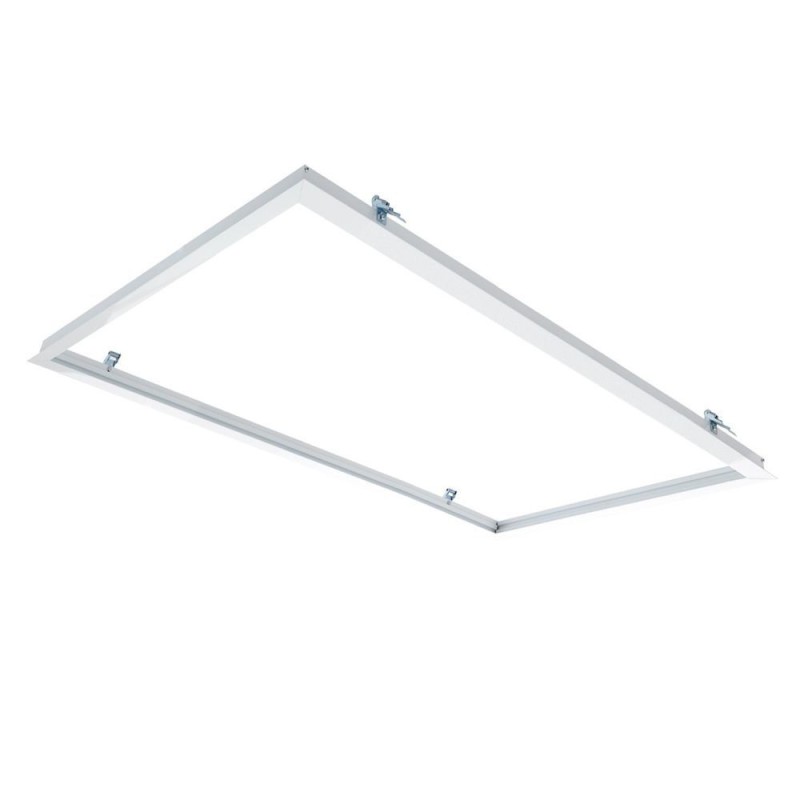 60x120cm recessed frame for LED panel in plasterboard