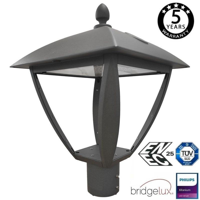 Lampione LED NEW VILLA programmabile 10-100W Philips driver 15000Lm