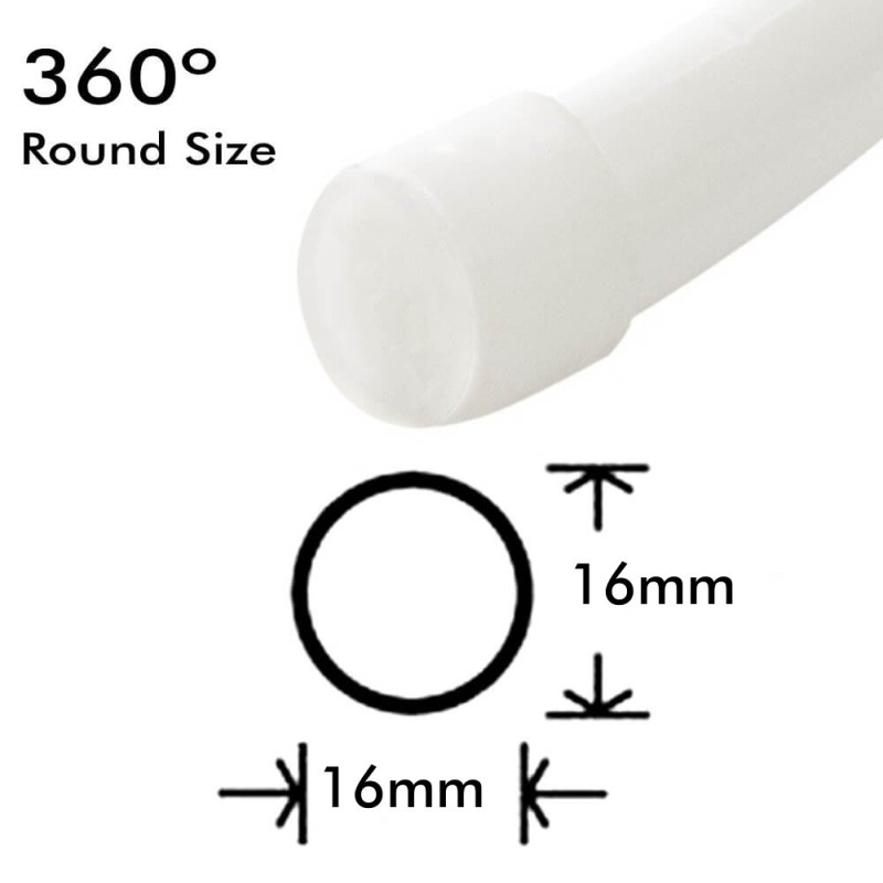 Neón LED circular flexible ROSA 230V 16mm 220V 9,6W/m - Rollo 25m