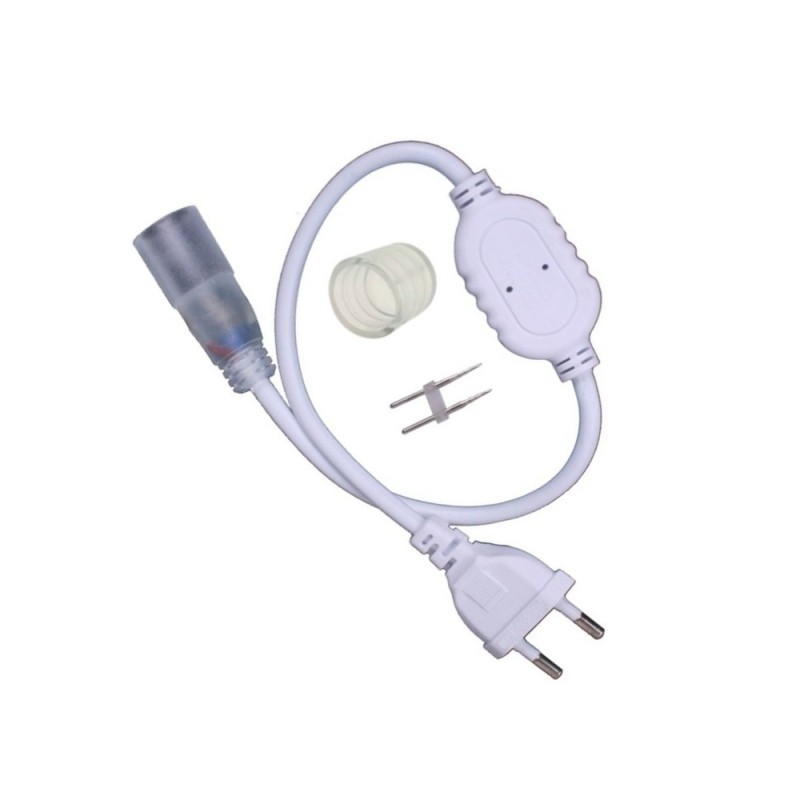 Neon LED circolare flessibile ROSA 230V 16mm 220V 9.6W/m - Rotolo 25m