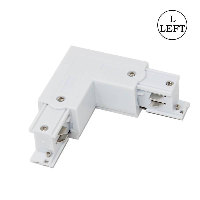 Unión IZQUIERDA en L de carril TRIFASICO Premium LED - 3