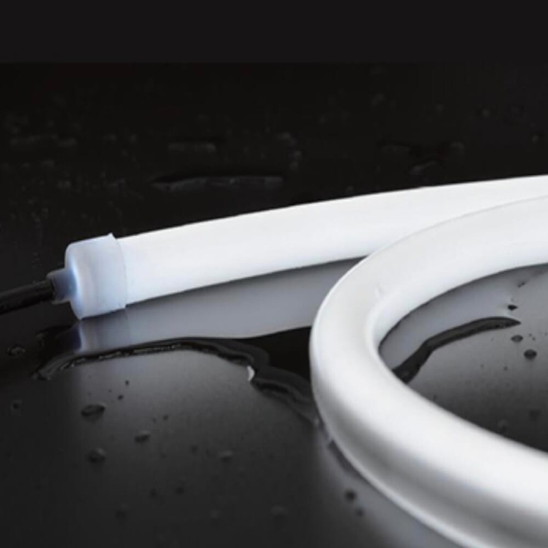 Neón LED circular flexible BLANCO 230V Ø16mm 7W/m - Rollo 25m