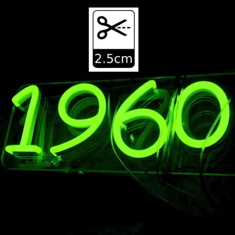 Néon LED Flex VERT 12V 8W/m 6mm - Rouleau 5 mètres