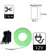 Neon LED flessibile VERDE 12V 8W/m 6mm - Rotolo 5 metri