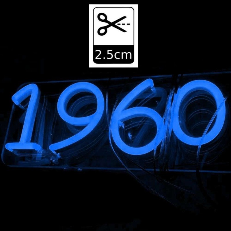 Néon LED Flex BLEU 12V 8W/m 6mm - Rouleau 5 mètres