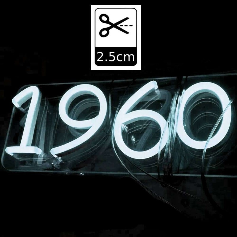 Néon LED Flex BLANC 12V 8W/m 6mm - Rouleau 5 mètres