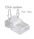 Conector para tiras LED COB / SMD 8mm IP20