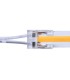 Connettore trasparente con cavo per strisce LED COB/SMD 10mm IP20