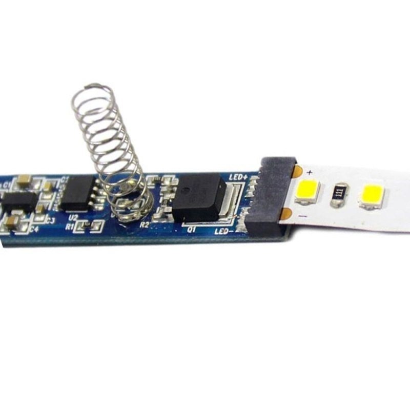 Mini interruptor Dimmer táctil para tiras LED 12/24V en perfil